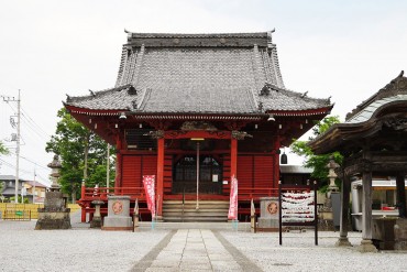 延命院虚空蔵堂 延亭2年1745年再建 虚空蔵菩薩像を含め、三郷市文化財に指定