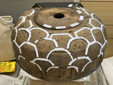 蓮台から全ての蓮弁をはずしました