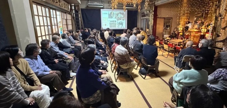 四百年記念講演　福性寺ご本尊様蓮台修理　竹澤商事社長竹澤正人様